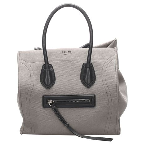 canvas celine tote|authentic celine phantom bag.